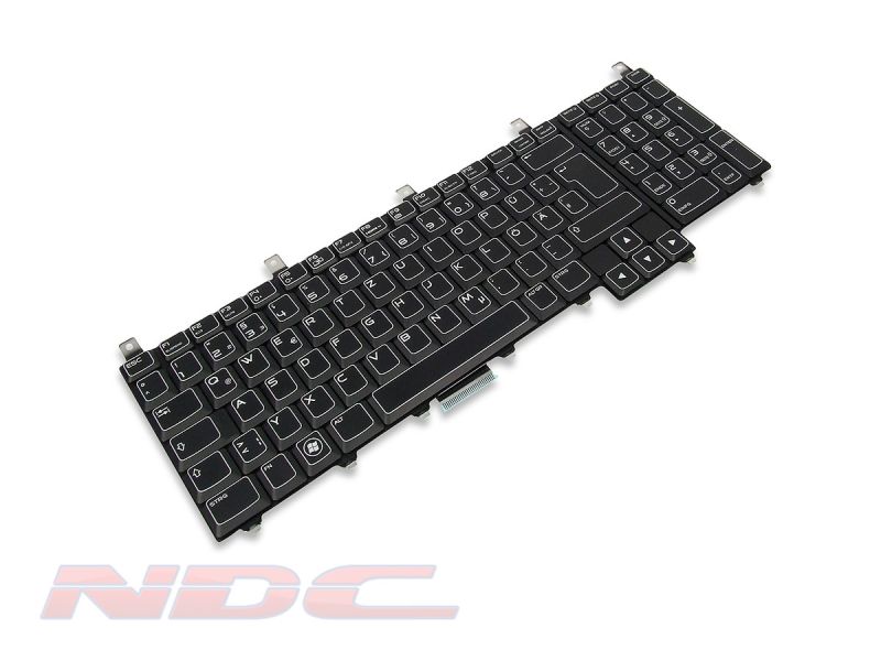 MND7V Dell Alienware M17x R1/R2/R3/R4 GERMAN Keyboard with AlienFX LED - 0MND7V0