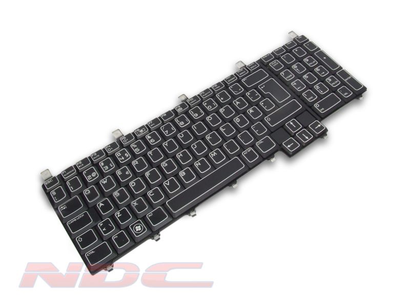 C5CW9 Dell Alienware M17x R1/R2/R3/R4 NORWEGIAN Keyboard with AlienFX LED - 0C5CW9-1