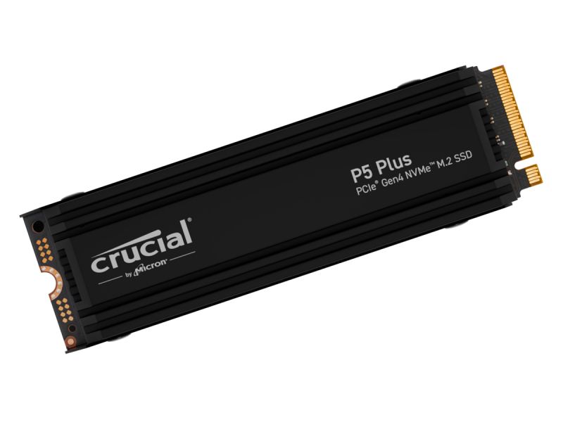 2TB Crucial P5 Plus Gen4 NVMe M.2 SSD Drive with Heatsink CT2000P5PSSD5