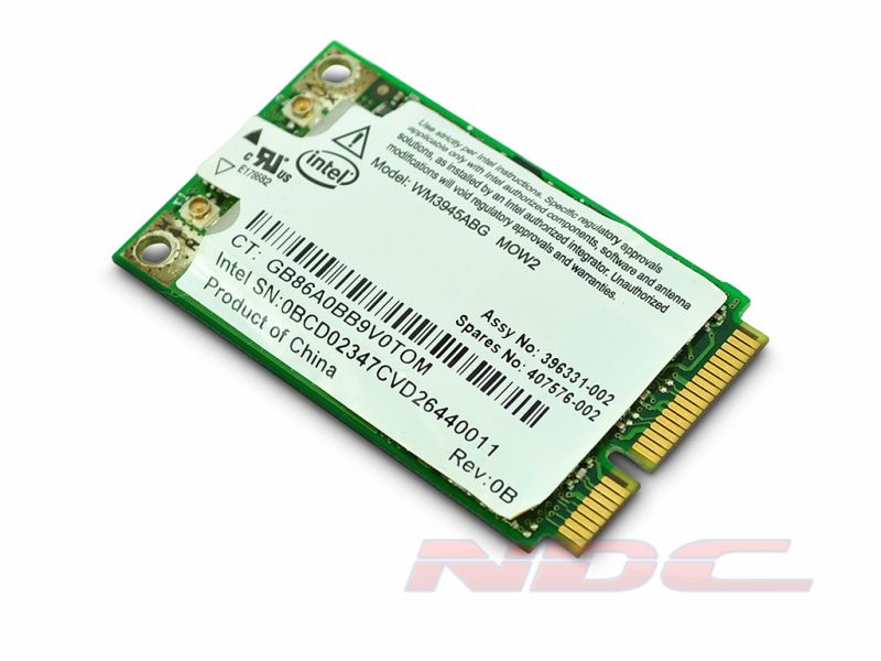 452063-002 HP Compaq Intel WM3945ABG Mini PCI-Express Wireless Card