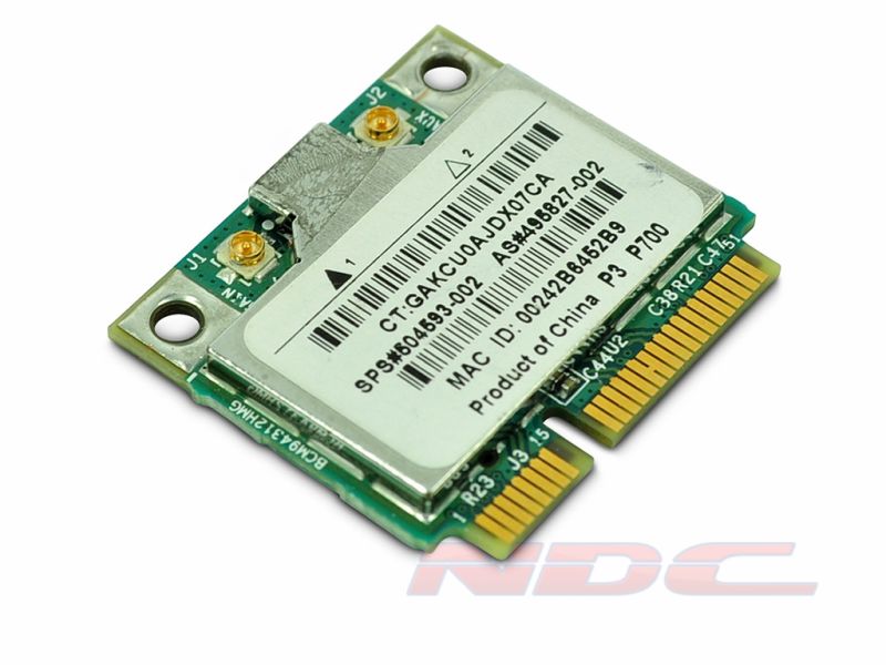 504593-002 HP Compaq Broadcom BCM94312HMG Mini PCI-Express Half Wireless Card
