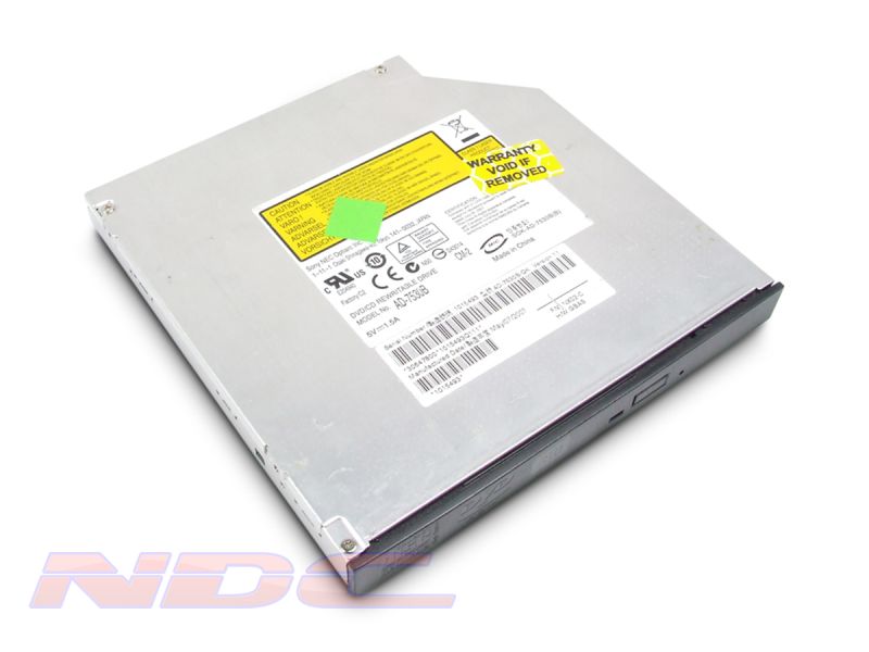 Sony Tray Load 12.7mm  IDE DVD+RW Drive With Universal Bezel -  AD-7530B