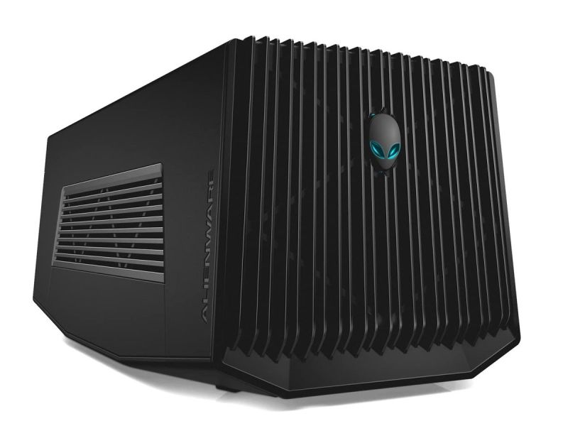 The Alienware Graphics Amplifier is an external enclosure that lets you add desktop-class graphics hardware to your new Alienware gaming laptop, unleashing stunning, graphics-intensive 4K and virtual reality games on notebooks and small form factors.

G