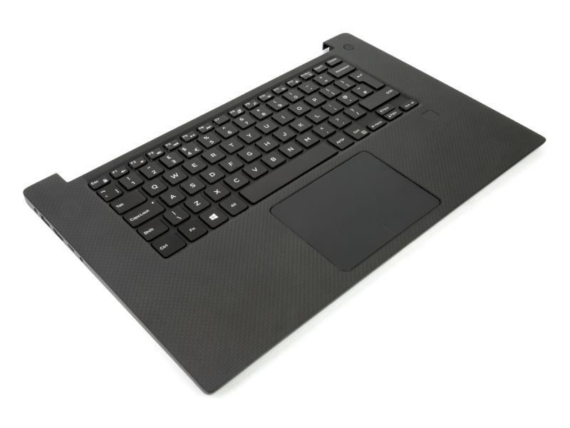 NEW Dell XPS 15 9560 / Precision 5520 Biometric Palmrest + Touchpad + UK-ENGLISH Keyboard 08HGYP + 0VC22N