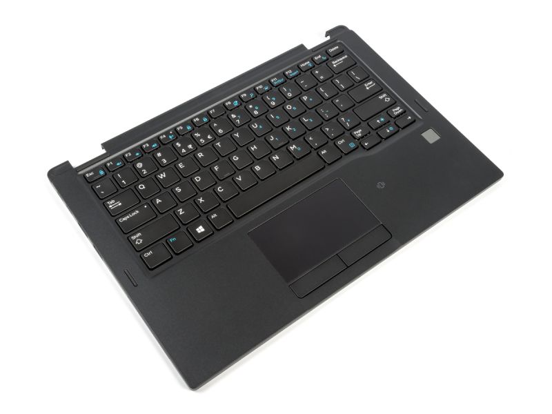 Dell Latitude 7390 2-in-1 Biometric Palmrest, Touchpad & US/INT ENGLISH Backlit Keyboard - 0855VR + 0346TJ