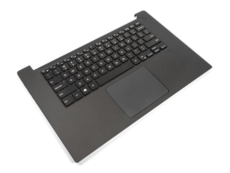 Dell XPS 9560 & Precision 5520 Biometric Palmrest, Touchpad & US/INT ENGLISH Backlit Keyboard - 0014HV + 0WDHC2