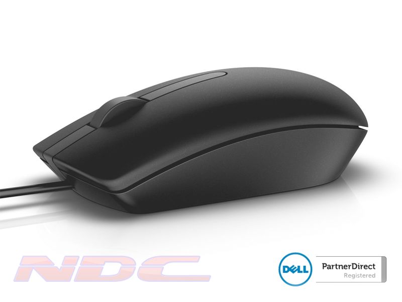 Dell Optical Mouse MS116 - 1000 DPI - Black
