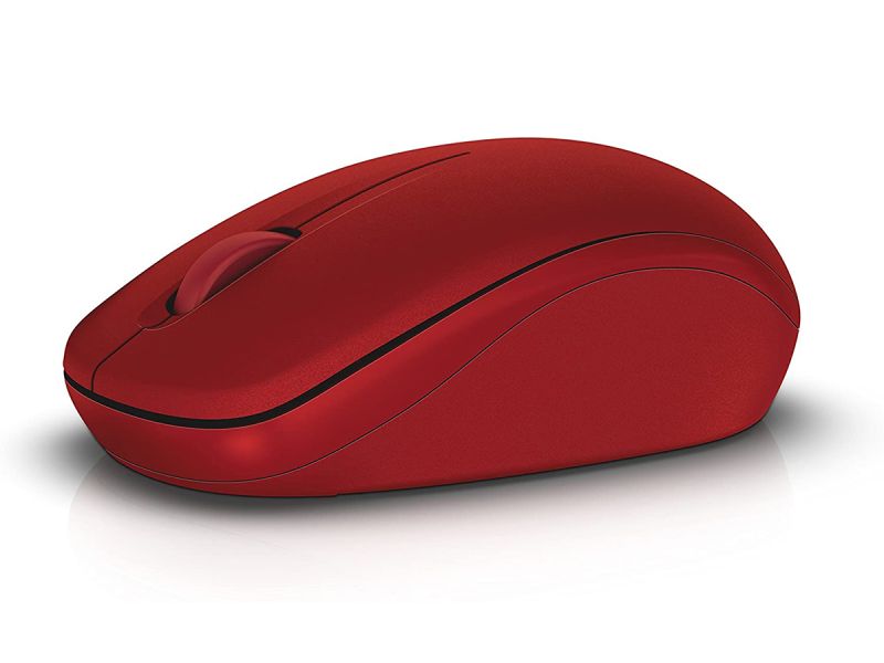 Dell WM126 Wireless Mouse - Red