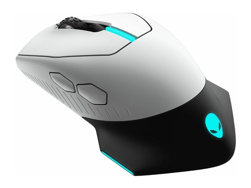 Alienware AW610M Wired/Wireless Mouse - Lunar Light (Refurbished)