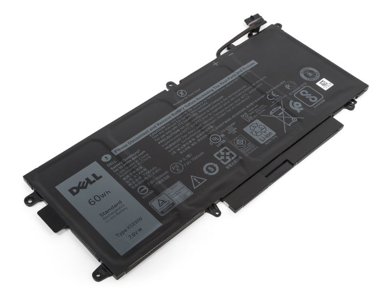 Genuine Dell K5XWW Laptop Battery (7.6V/60Wh) - Refurb (Min 90%)