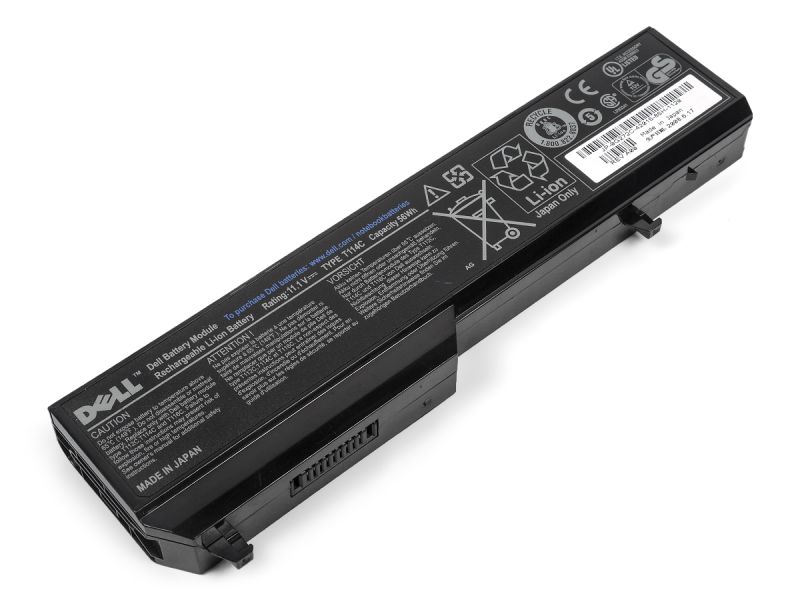 Genuine Dell T114C Laptop Battery (11.1V/56Wh) - Refurb (Min 90%)