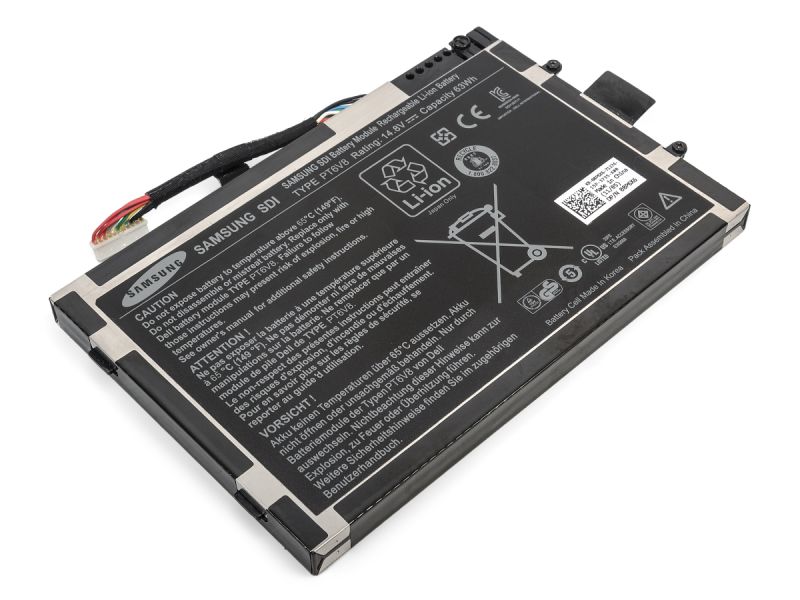 Genuine Dell PT6V8 Laptop Battery (14.8V/63Wh) - Refurb (Min 90%)