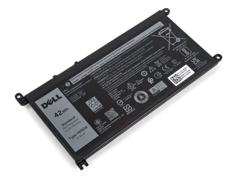 Genuine Dell YRDD6 Laptop Battery (11.4V/42Wh)