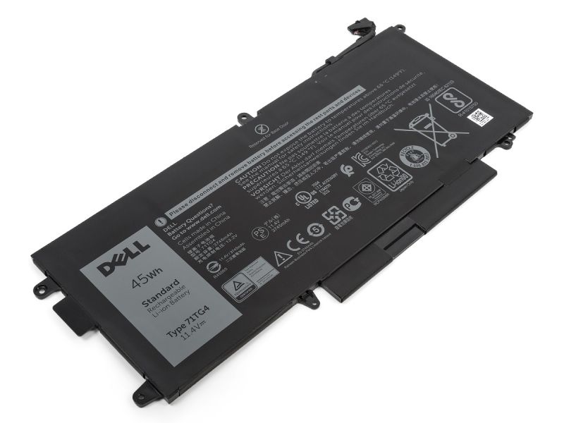 Genuine Dell 71TG4 Laptop Battery (11.4V/45Wh/3-Cell) - Refurb (Min 80%)