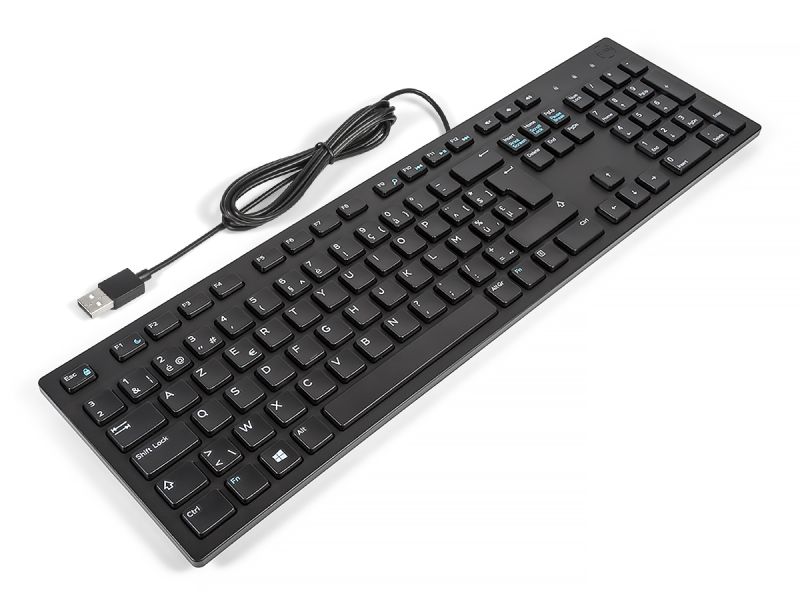Dell KB216 BELGIAN Slim Office Multimedia Keyboard (Refurbished)