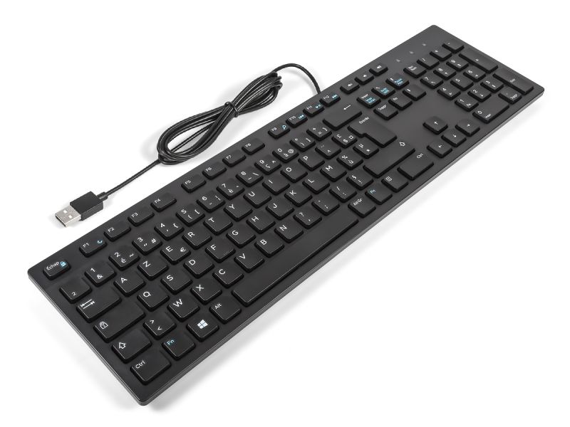 Dell KB216 FRENCH Slim Office Multimedia Keyboard (Refurbished)