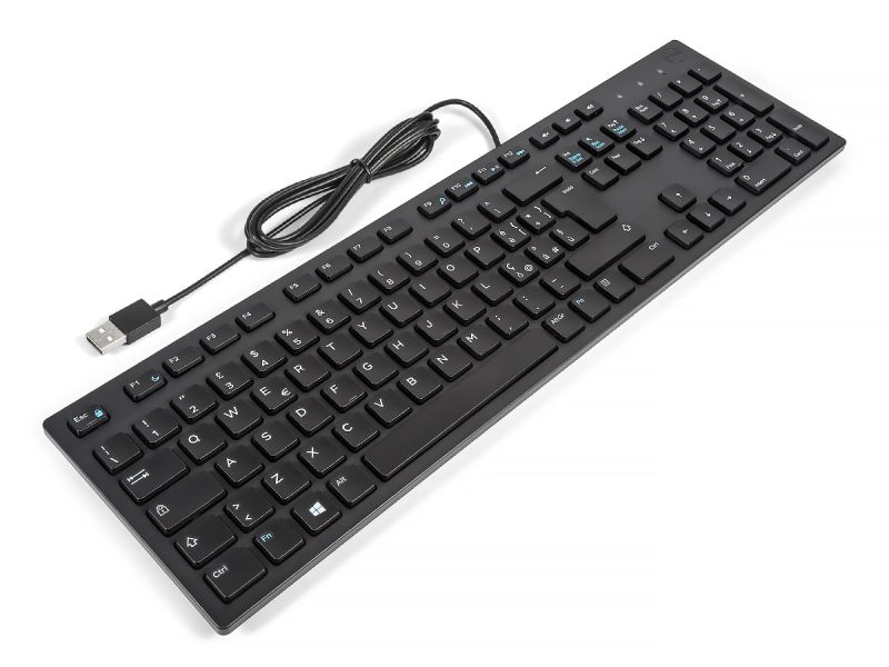 Dell KB216 ITALIAN Slim Office Multimedia Keyboard (Refurbished)