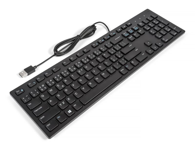 Dell KB216 CZECH Slim Office Multimedia Keyboard (Refurbished)