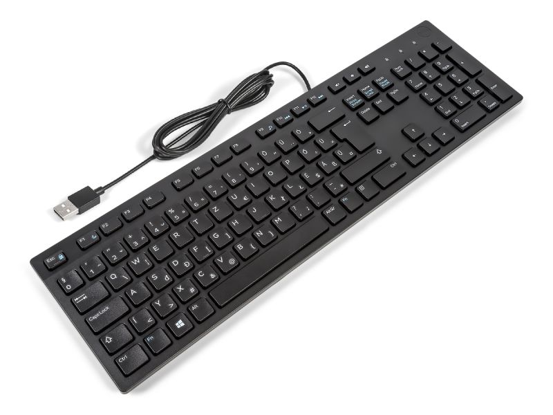 Dell KB216 HUNGARIAN Slim Office Multimedia Keyboard (Refurbished)