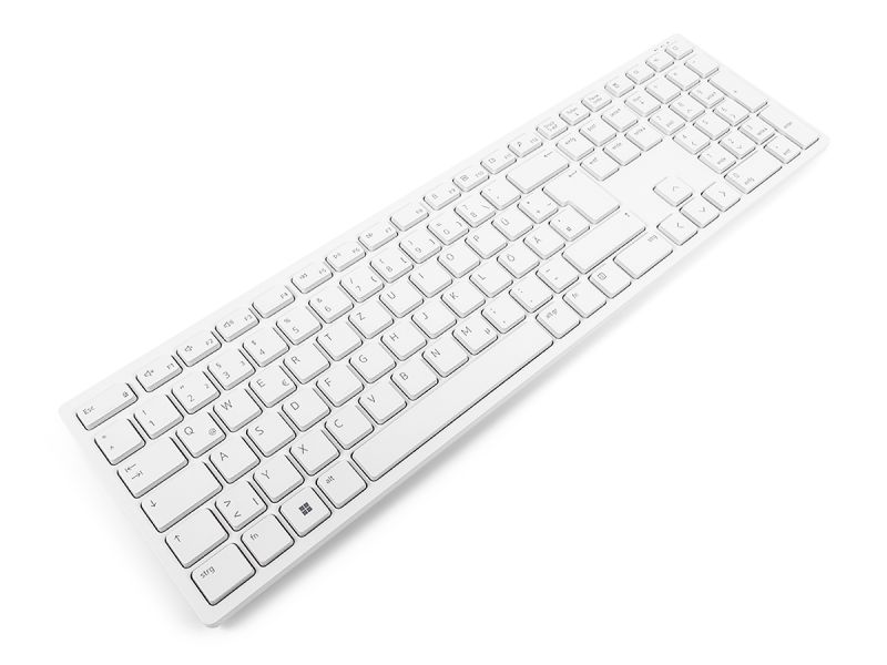 Dell KM5221W GERMAN White Pro Wireless Keyboard (Refurbished)
