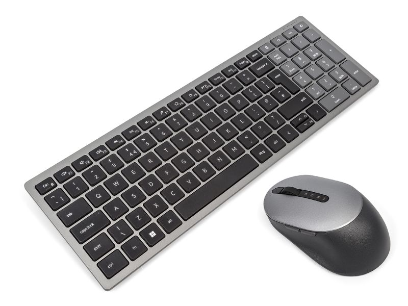 Dell KM7120W Titan Grey UK Wireless Mouse and Keyboard Combo Bundle