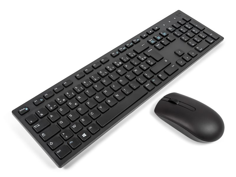 Dell KM636 FRENCH Wireless Mouse & Keyboard Combo Bundle