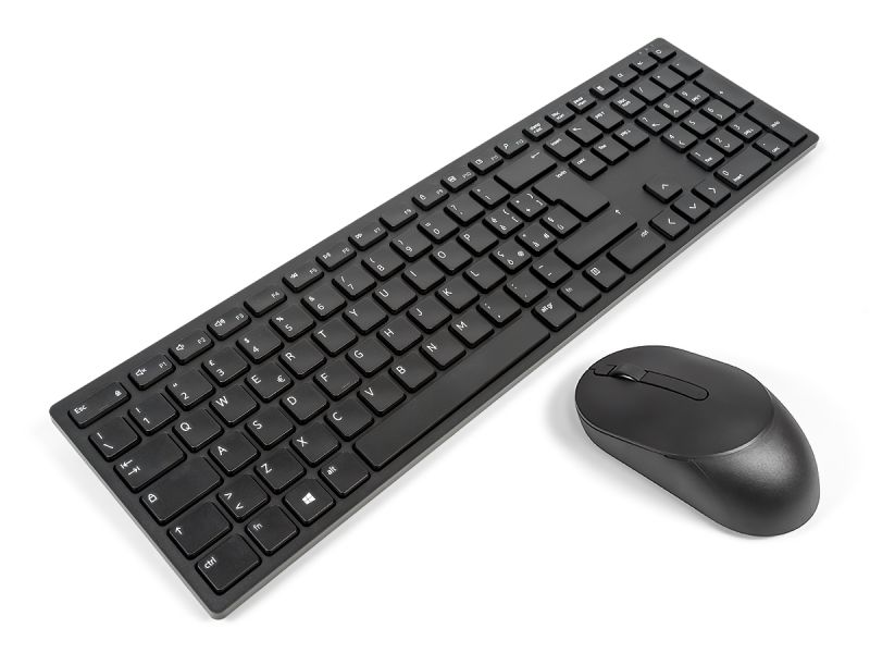 Dell KM5221W ITALIAN Pro Wireless Keyboard & Mouse Combo Bundle