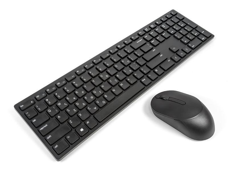 Dell KM5221W GREEK Pro Wireless Keyboard & Mouse Combo Bundle (Refurbished)