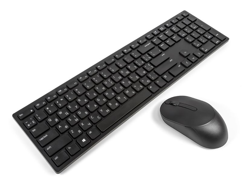 Dell KM5221W UKRAINIAN Pro Wireless Keyboard & Mouse Combo Bundle