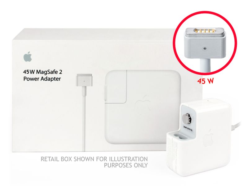 Genuine Apple 45W MagSafe 2 MacBook Air 11/13 UK Block Charger (14.85V/3.05A)