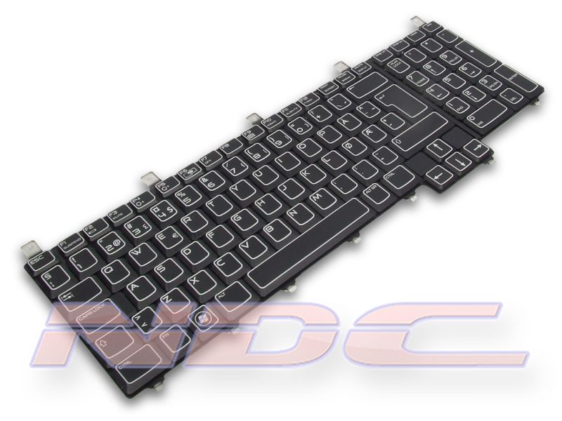 C5CW9 Dell Alienware M18x R1/R2 NORWEGIAN Keyboard with AlienFX LED - 0C5CW90