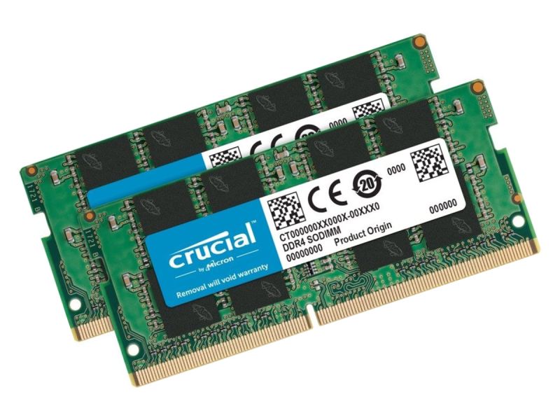 Crucial 32GB (2 x 16GB) DDR4 3200Mhz SO-DIMM RAM Kit