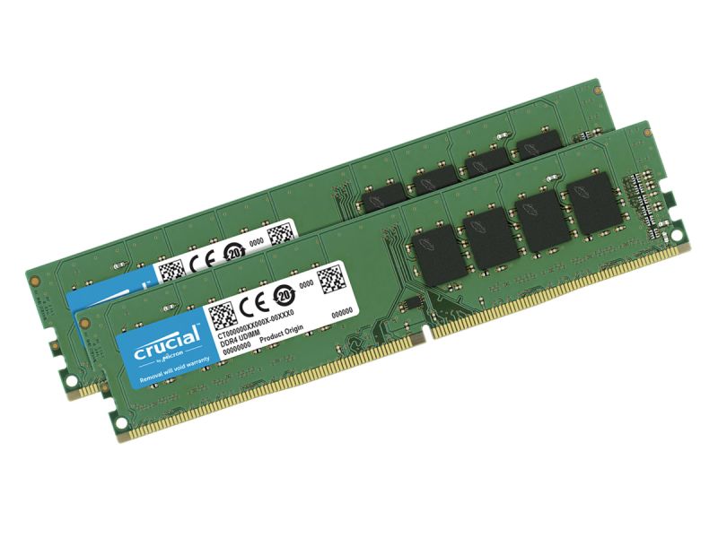 Crucial 32GB (2 x 16GB) DDR4 3200Mhz U-DIMM RAM Kit