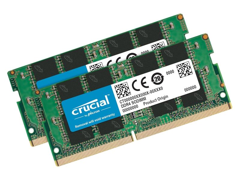 Crucial 64GB (2 x 32GB) DDR4 3200Mhz SO-DIMM RAM Kit