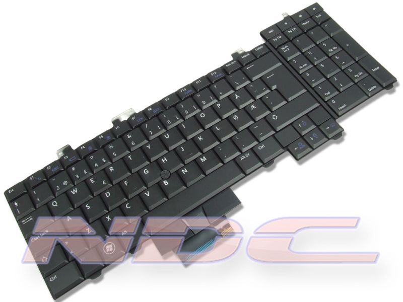 D133R Dell Precision M6400/M6500 NORWEGIAN Backlit Keyboard - 0D133R0