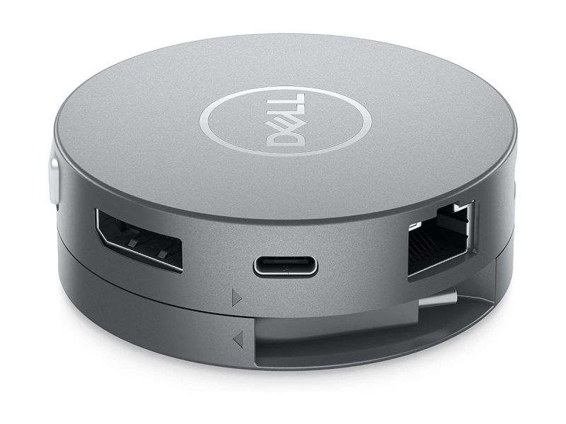 Comprehensive 7-in-1 adapter with power pass-through

The Dell USB-C Mobile Adapter is a compact and portable multiport 7-in-1 adapter that can connect to just about any device you have. Its downstream USB-C port supports power pass through and is ideal