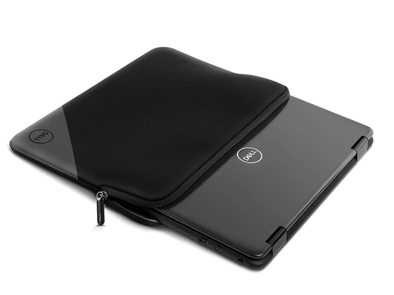 Protect your laptop when you’re on-the-go
Slip your 15-inch laptop into the durable and water-resistant Dell Essential Sleeve 15 (ES1520V) for reliable protection wherever your busy day takes you. Designed to fit snugly and securely, the neoprene sleeve,