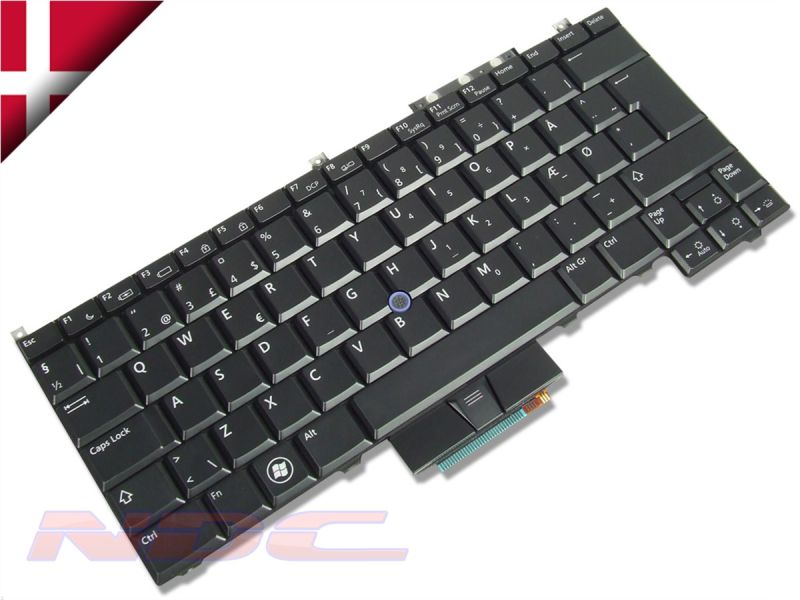 H649G Dell Latitude E4300 DANISH Backlit Keyboard - 0H649G0