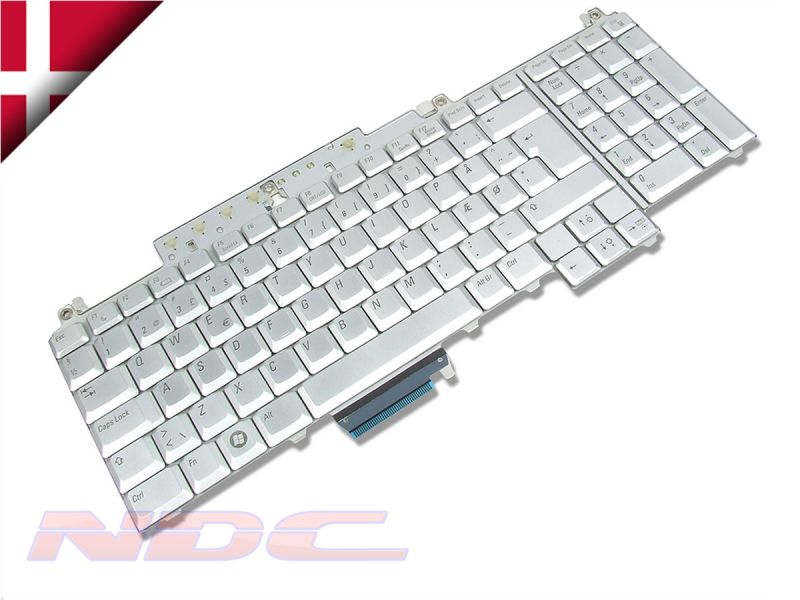 HU002 Dell XPS M1730 DANISH Backlit Keyboard - 0HU0020