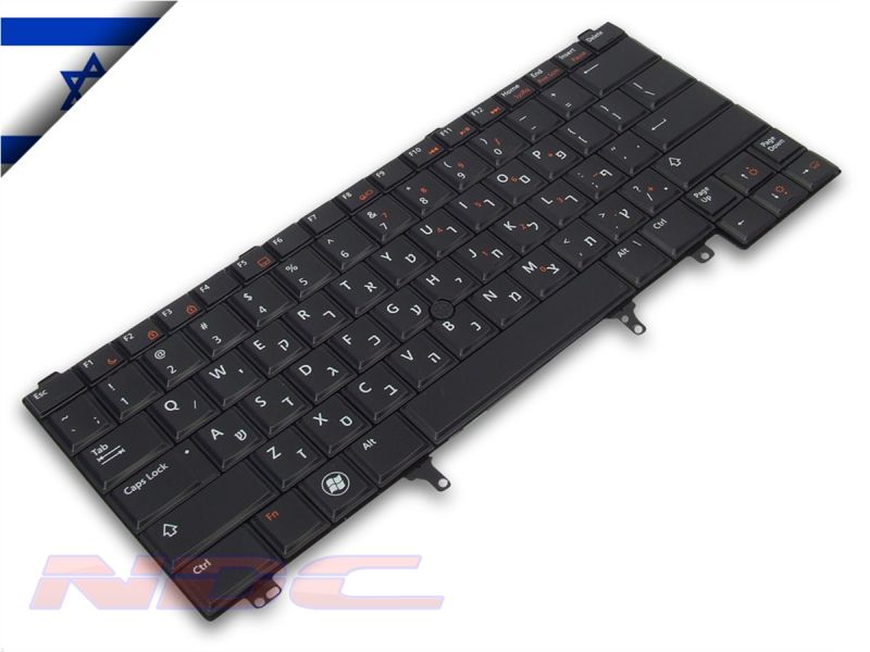 P58P1 Dell Latitude E6320/E6330/XT3 HEBREW Backlit Keyboard - 0P58P10