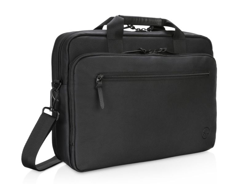 Keep your laptop, tablet and other office essentials securely protected within the stylish Dell Premier Slim Briefcase 14.

Classy, slim protection for your devices on-the-go
Keep your laptop, tablet and other office essentials securely protected withi