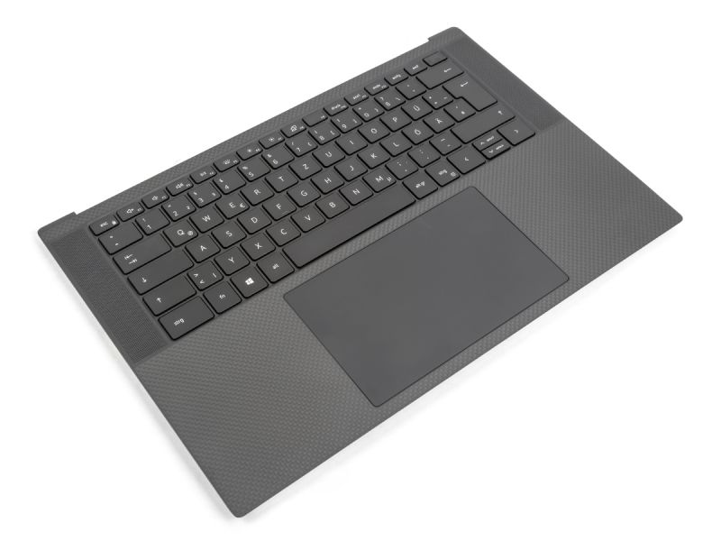 Dell XPS 9500/9510/9520 Palmrest, Touchpad & GERMAN Backlit Keyboard - 0YJMW4 + 0JWYNF (FGYH1)