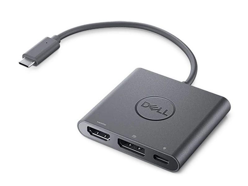 Dell Adapter USB-C to HDMI/DP with Power Pass-Through DBQAUANBC070 (Refurb)