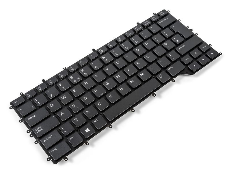 9PW5H Dell Alienware m15 R2/R3/R4 UK ENGLISH RGB Backlit Keyboard (Grey) - 09PW5H0