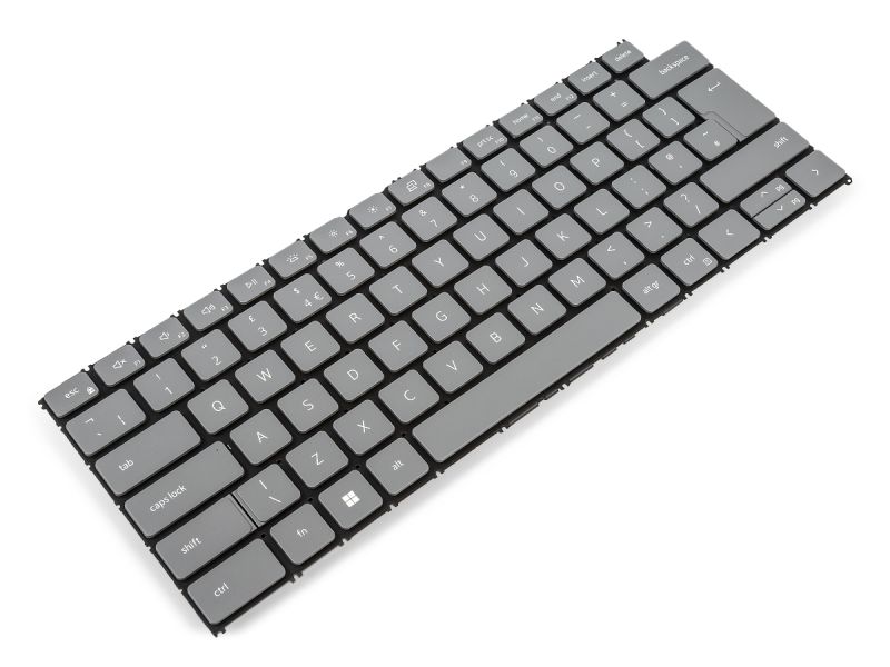 K5DJX Dell Vostro 5320 UK ENGLISH Light Grey Backlit Keyboard - 0K5DJX0