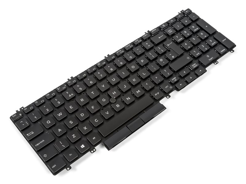 V35F8 Dell Latitude 5500 / 5501 / 5510 / 5511 Dual Point UK ENGLISH Backlit Keyboard - 0V35F80