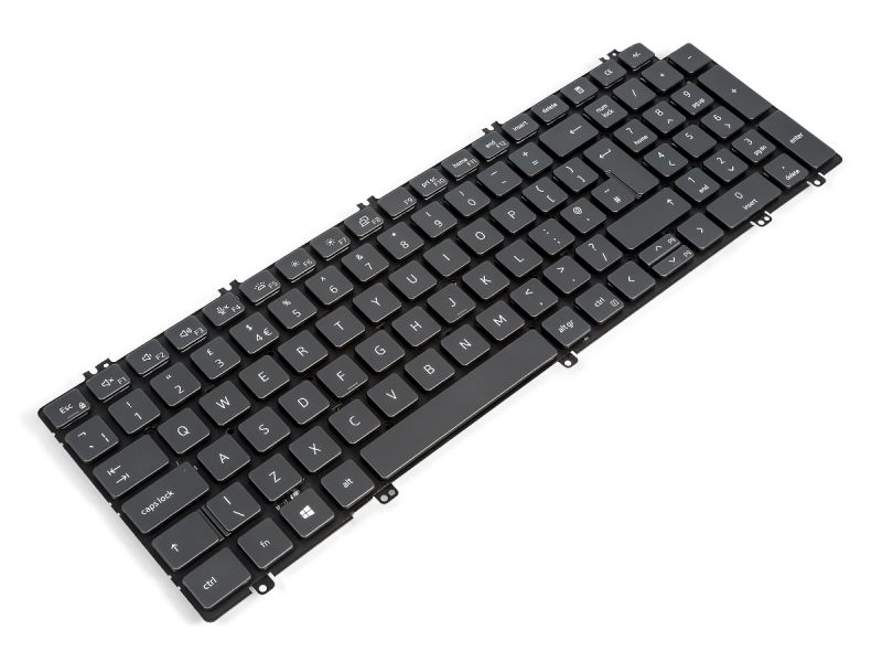 T6FVY Dell Precision 7670/7680/7770/7780 UK ENGLISH Backlit Keyboard - 0T6FVY-1