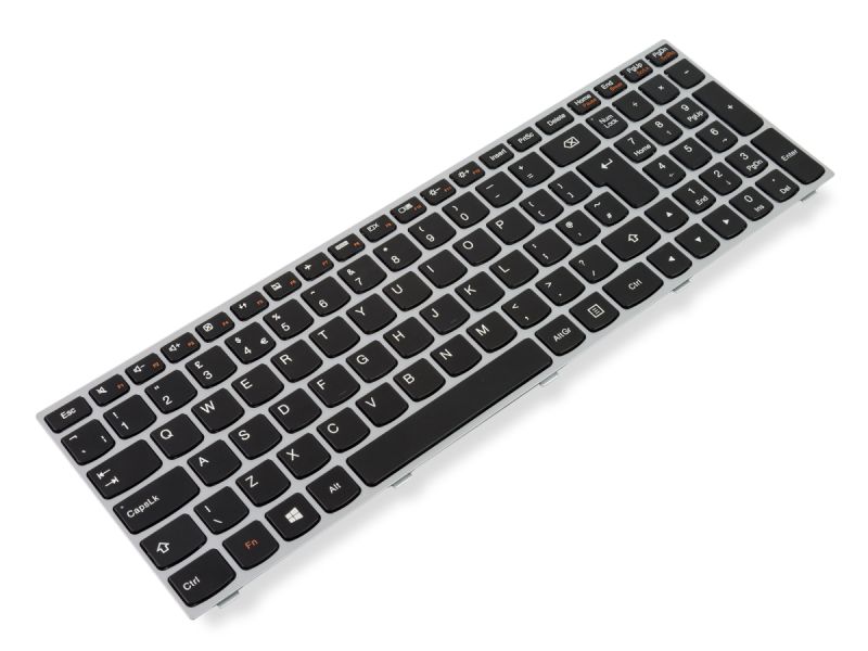Lenovo Z50/Z51, IdeaPad 300/500 UK ENGLISH Keyboard (Silver Frame)