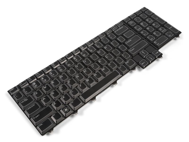 N9182 Dell Alienware M18x R1/R2 US ENGLISH Keyboard with AlienFX LED - 0N9182-1