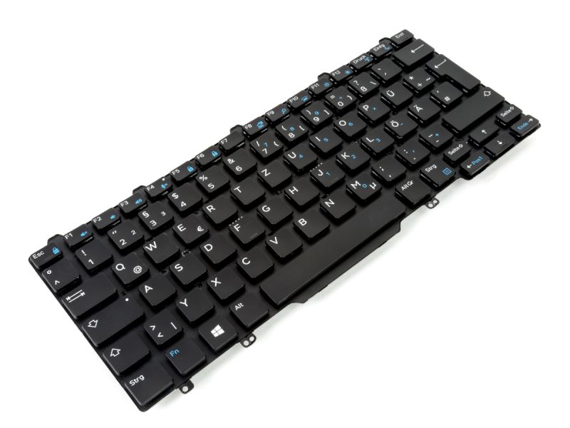 VYN3M Dell Latitude E5450/E5470/5480/5490 Single Point GERMAN Backlit Keyboard - 0VYN3M0